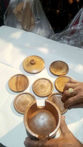 Wooden Coaster Set with Holder: Enhance Your Drink Experience