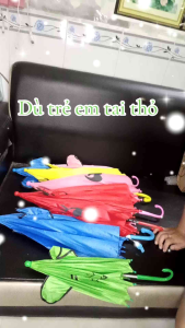 Bình Chánh shop 💖 Ô / Dù Tai Thỏ cho bé chụp hình đi chơi trang trí sự kiện có đủ màu sắc kích thước 42-55 cm