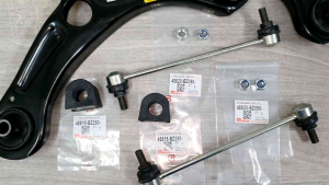 6 IN 1 SET - FRONT LOWER ARM/LINK/BUSH - PERODUA MYVI NEW D20N M800 2018-2022