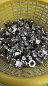 น๊อตฝาสูบ น๊อตคอท่อ หัวสนามก้นหอยลึก#12 (8มิล) ตัวเมียฝาสูบหัวสนามก้นหอยลึก