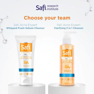 Sabun Cuci Muka Safi Whipped Foam Sebum Cleanser - Acne Expert Facial Wash Gently Facial Cleanser