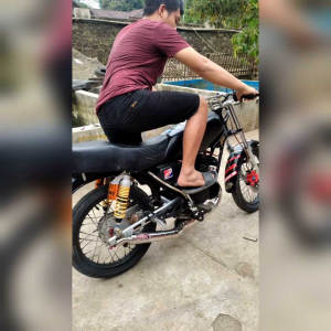 KNALPOT RX KING KOLONG KOBRA FULL CHROME