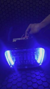 Lampu dymaker oval rx king set breket bpro