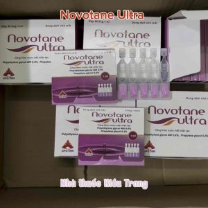 Novotane Ultra - Nước mắt nhân tạo dưỡng ẩm mắt giảm khô mắt mỏi mắt mờ mắt - Dạng vĩ 5 tép