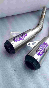 Kenalpot gtx/rbt Supra x 125 Revo Absolute karisma Vega jupiter z Provic Exhaust