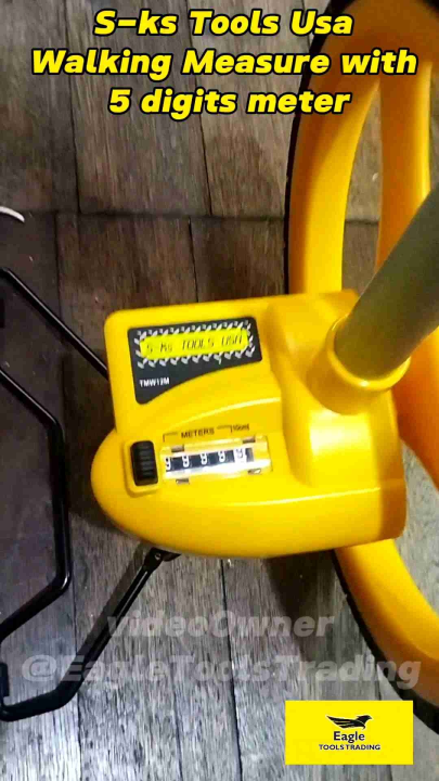 Measuring Wheel With 5 Digits Meter 10km Capacity 12 Inch Measuring Wheel With 5 Digits Meter 10km Capacity 12 Inch