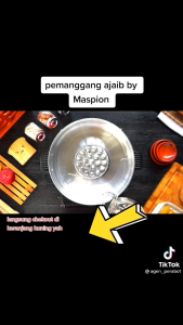 PANGGANGAN PUTAR MASPION/ALAT PEMANGGANG FANCH GRILL 33CM bahan super tebal pilihan yang cocok untul ibu ibu yang suka panggang panggang di atas kompor tampa arang lagi