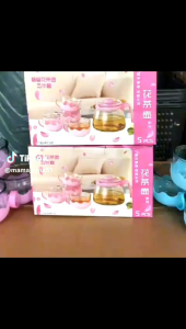 teko gelas cantik teapot bahan dari kaca di lapisi plastik