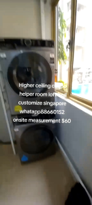 Loft bed customize for higher ceiling condo helper room singapore/Balcony/Laundry/helper/maidroom