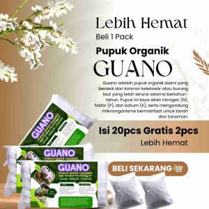 Pupuk Organik Guano Tabur Kemasan 100gr Untuk Tanaman Hias