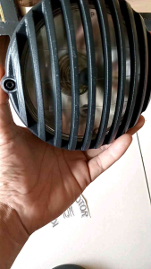 COD HEADLAMP LAMPU DEPAN GRIL TERALIS 5IN FULL HITAM CUSTOM JAPSTYLE GL CB MEGAPRO TIGER VIXION BAGUS
