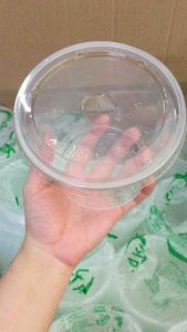 (HCM) Set bộ 50 cái (ly + nắp) Ly lùn 700ml dày dặn nặng tay - Siêu phẩm của UKP