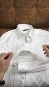 Áo sơ mi nam Áo sơ mi nam kiểu cổ button down chất vải bamboo cao cấp mềm mịn mát may thủ công