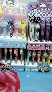 Pulpen VIRAL LABUBU CINAMORO SANRIO KOROMI 6 pcs