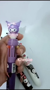 SANRIO multicolor pen KOROMI CINAMORO MELODY  CINAMORO POCHACO POMPURIN 10 warna 1 color pen warna