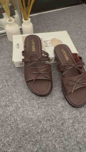 LANOES Sandal Wanita Model Terbaru Slop Fashionable Murah