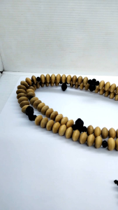 tasbih tijani kayu kemuning gading kombinasi kelor hitam D32