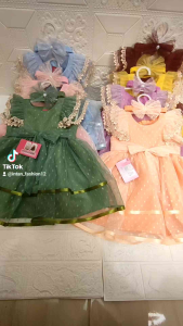 Idr-Fashion Gaun Anak Perempuan Baju Ulang Tahun untuk usia 1-2thn