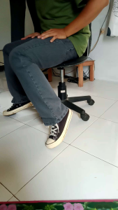 Jeans cutbray Pria dewasa-Celana panjang Boocut (Abu) street Melar Cutbray