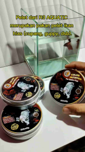 Pelet Ikan Cupang Hias Dan Segala Jenis Ikan Premium Mempercepat Mutasi Warna Ikan 50gram