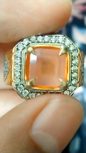 batu pink safir africa cincin natural pink sapphire corundum
