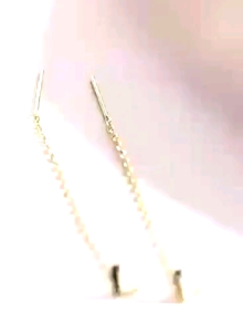 Titanium Anting Love Jarum Juntai Aesthetic Korean Style Clasik Anti Karat Xpid98