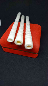 pipa rokok once cangklong tulang sapi motif ulir h21