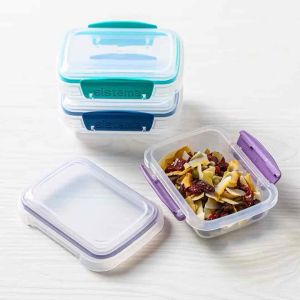 Sistema 3 Pieces Klip It 200ml / 6.67oz Container MADE IN NEW ZEALAND