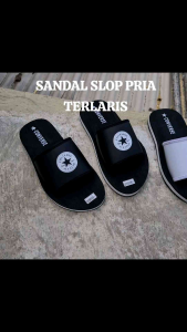 SANDAL SLOP PRIA KARET SIMPLEK Sandal slop pria kekinian slop pria terbaru 2024