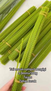 Tali mesin rumput/ bergigi/tahan/ 3.0mmx100g