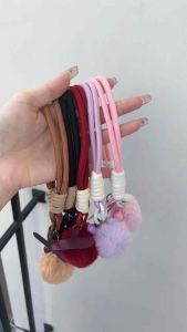 Tali HP Lanyard Universal / Phone Strap HP Bisa Cross-Tangan Motif Pompom Gantungan case Handphone