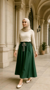 Rok Wanita Panjang Terbaru