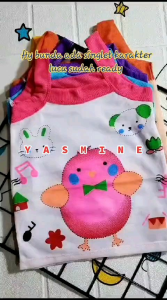 YASMINE01-3pcs Kaos Singlet Anak Perempuan Motif Mata - Kaos Dalam Anak Murah Terbaru - Kaos Dalam Anak Sablon