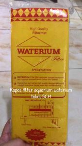 KAPAS BUSA FILTER AQUARIUM PUTIH TEBAL SERAT KARBON CARBON AKTIF