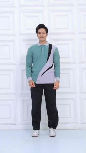 Seragam Senam Olahraga Lengan Panjang Pria Wanita Terbaru/Baju Olahraga stelan lengan panjang