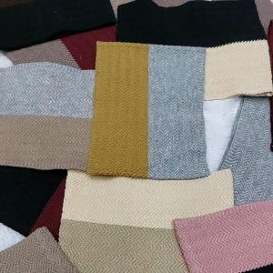 Ciput Rajut Dua Warna Zikzak & Dalaman Hijab