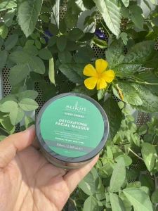 Mặt nạ đất sét thải độc da Sukin hộp 100ml