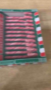 Kẹo gậy giáng sinh vij bạc hà Christmas Candy Canes của Bi hộp 12 cây  lượng 170gr