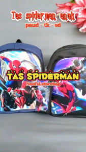 Naufal.storebag Tas anak spiderman-tas sekolah anak-tas anak paudtksd-tas ransel anak spiderman