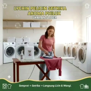 Lychin - Pelicin dan Pengharum Pakaian Ukuran 1L Berbagai Aroma