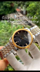Đồng hồ nam C.T.z size 40mm mã 8194 máy pin Nhật kính sapphire chống xước dây vỏ thép không rỉchống nước tốt