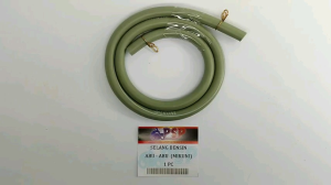 Selang Bensin Abu-Abu (MIKUNI + KLEM) - Slang Saringan Penghubung Screen Oil Filter Minyak Bengsin Untuk Segala Motor Panjang 60 cm
