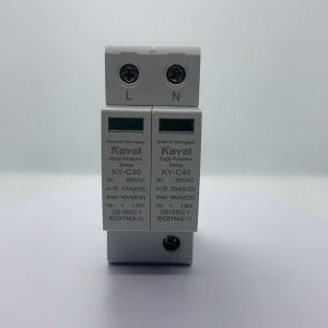 AC surge protection อุปกรณ์ ป้องกันฟ้าผ่า ไฟกระชาก AC385V 40KAรุ่น KY-C40
