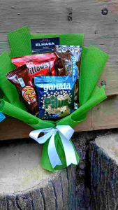 (BISA REQUEST WARNA) Buket snack murah | Bucket jajan | Bouquet snack | Buket Snack mini