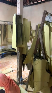 Pola Instan Gamis Jumbo Setengah Lingkaran - Pola Gamis Klok mayung