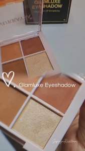 Nurraysa Glamluxe Eyeshadow Tidak Berhabuk Warna Tahan Pigmented
