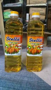 SET OF 2 of stella Pure vegetable cooking oil 1 liter Fortified with Vitamin A and cholesterol free food