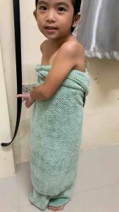 ชุดของ ผ้าเช็ดตัว Uniqlo ผ้านิ่ม สีพาสเทลสวย ส่ง พร้อม ส่ง นอกเสนอสีพาสเทลสวย