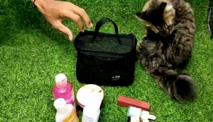Tas Kosmetik Portable Jaring - Tas PeralaTan Make up - Tas jala organizer