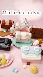 [Mini Ice Cream Bag] BOSTANTEN Tas Wanita Mini Satchel Small Exquisite Versatile Waterproof Tas Selempang Wanita Terbaru 2025